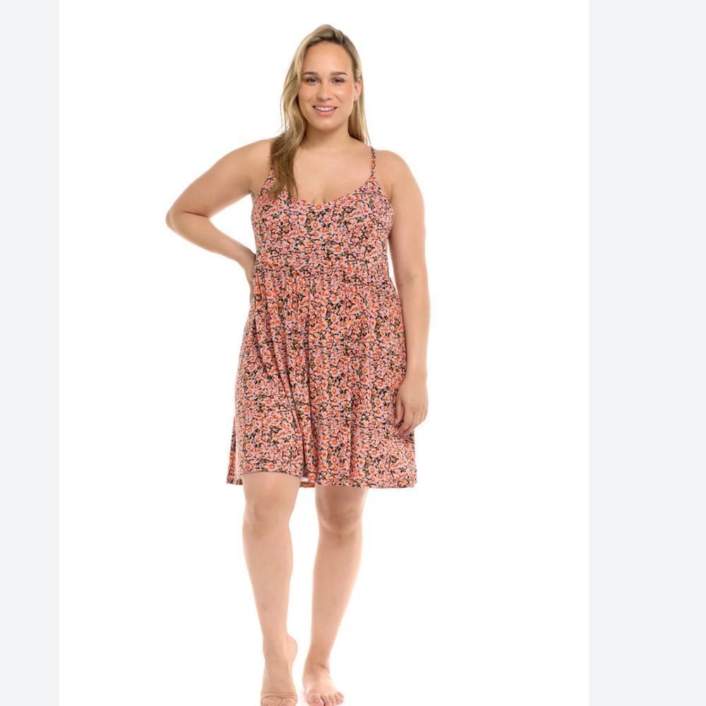 BODY GLOVE MADEMOISELLE PLUS SIZE DRESS, Multi color, Size 2X, NWT